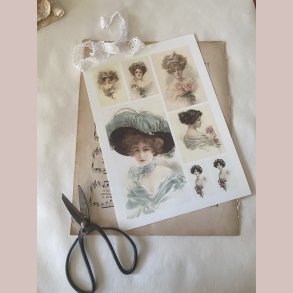 Ark med sk�nne damer