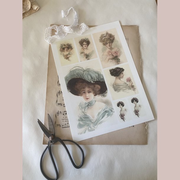 Ark med sk�nne damer