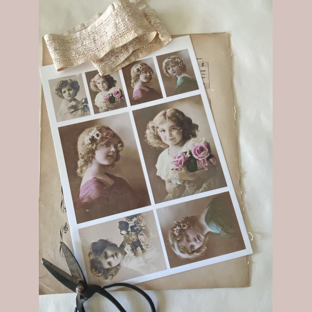 Ark med yndige piger