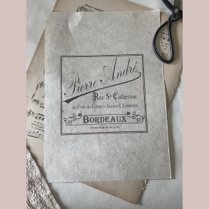 Overf�rselsark Fabrique Chapellerie