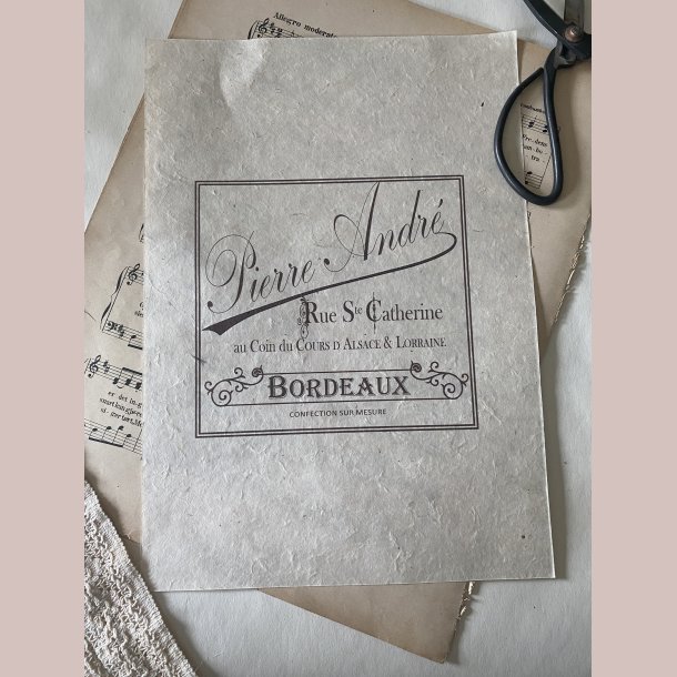 Overf�rselsark Fabrique Chapellerie