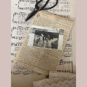 M�beldekoration Julepostkort med 3 engle