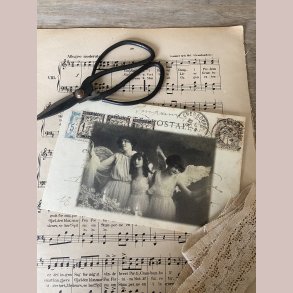 M�beldekoration Julepostkort med 3 engle